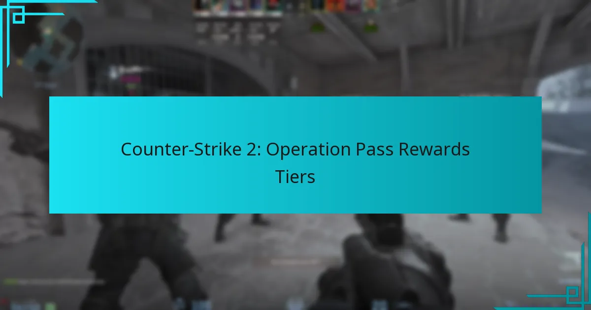 Counter-Strike 2: Operation Pass Rewards Tiers