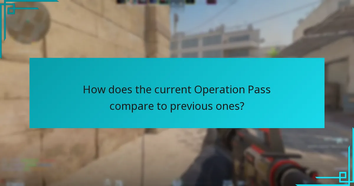How does the current Operation Pass compare to previous ones?