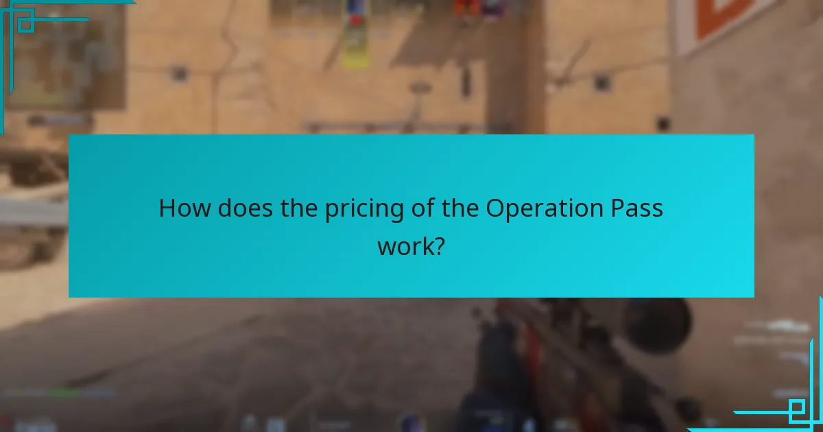 How does the pricing of the Operation Pass work?